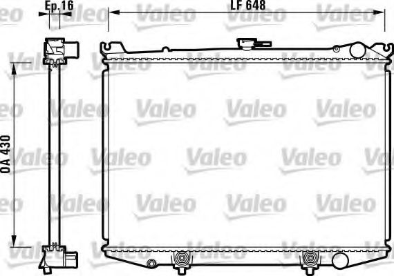 Imagine Radiator, racire motor VALEO 731085