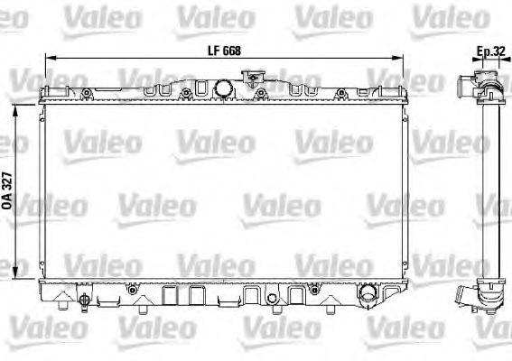 Imagine Radiator, racire motor VALEO 731095