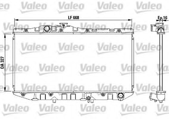 Imagine Radiator, racire motor VALEO 731098