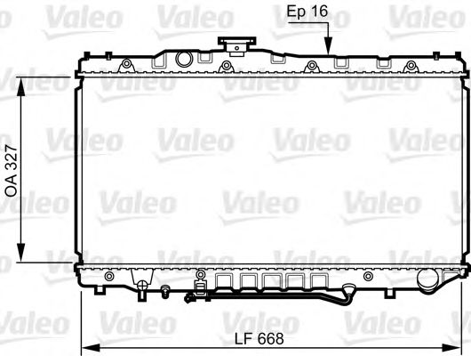 Imagine Radiator, racire motor VALEO 731110