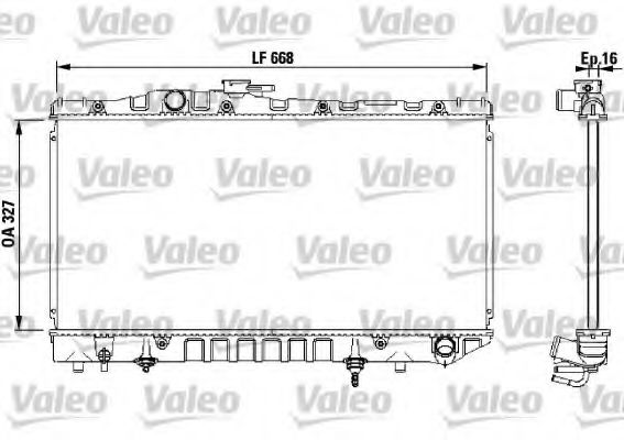 Imagine Radiator, racire motor VALEO 731114