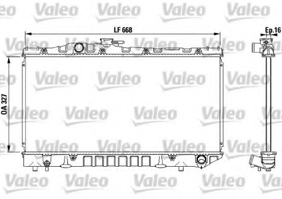 Imagine Radiator, racire motor VALEO 731115