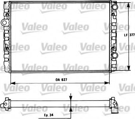 Imagine Radiator, racire motor VALEO 731127