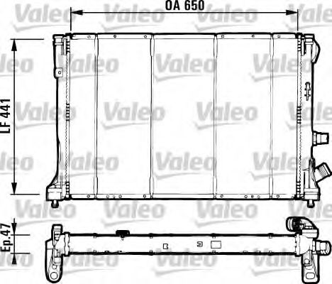 Imagine Radiator, racire motor VALEO 731129