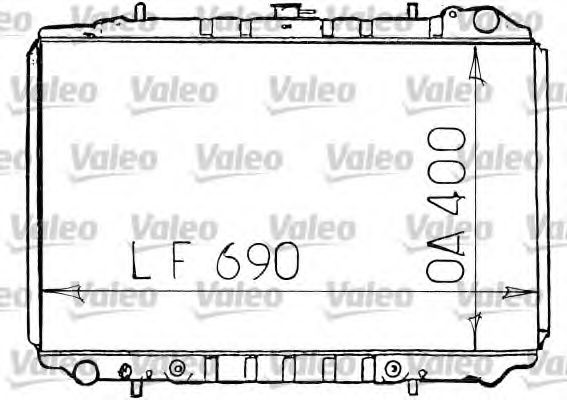 Imagine Radiator, racire motor VALEO 731134