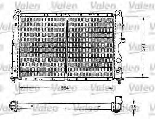 Imagine Radiator, racire motor VALEO 731159