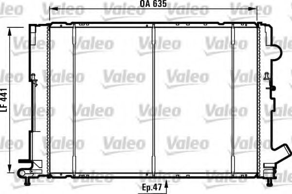 Imagine Radiator, racire motor VALEO 731161