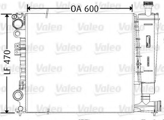 Imagine Radiator, racire motor VALEO 731165