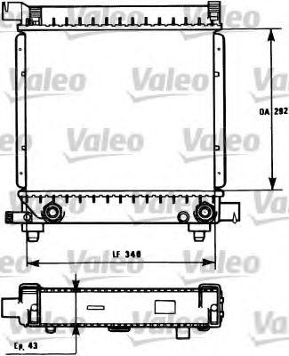 Imagine Radiator, racire motor VALEO 731171