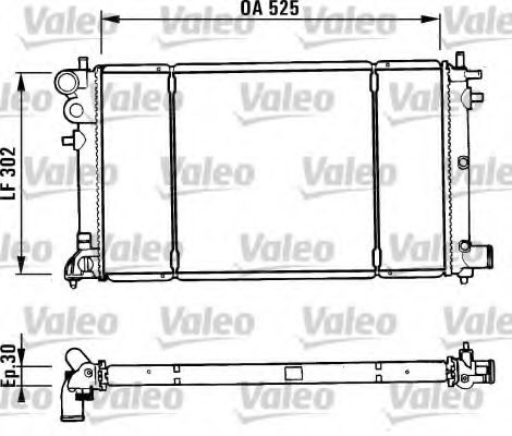 Imagine Radiator, racire motor VALEO 731186