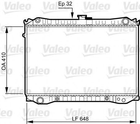 Imagine Radiator, racire motor VALEO 731188