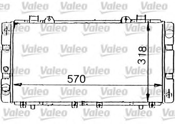 Imagine Radiator, racire motor VALEO 731199