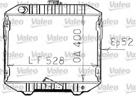 Imagine Radiator, racire motor VALEO 731200