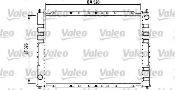 Imagine Radiator, racire motor VALEO 731212