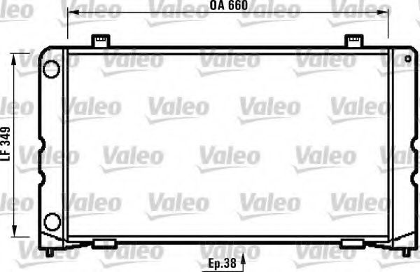 Imagine Radiator, racire motor VALEO 731229