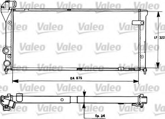 Imagine Radiator, racire motor VALEO 731270