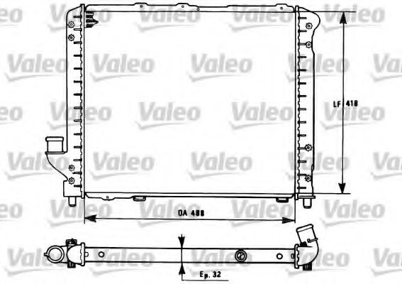 Imagine Radiator, racire motor VALEO 731281