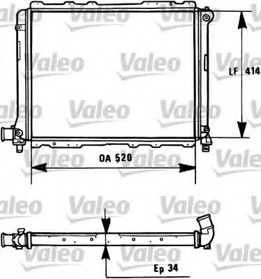 Imagine Radiator, racire motor VALEO 731282