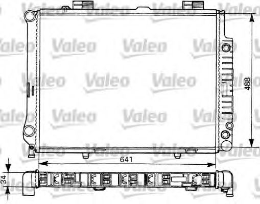 Imagine Radiator, racire motor VALEO 731292