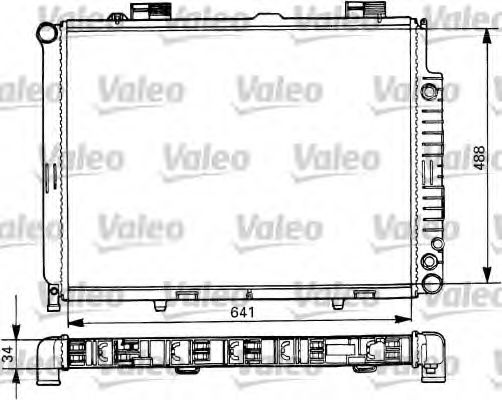 Imagine Radiator, racire motor VALEO 731294