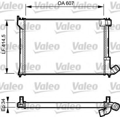 Imagine Radiator, racire motor VALEO 731297