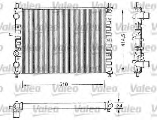 Imagine Radiator, racire motor VALEO 731303