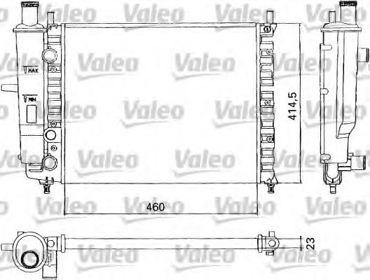 Imagine Radiator, racire motor VALEO 731304