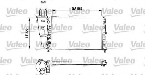 Imagine Radiator, racire motor VALEO 731374