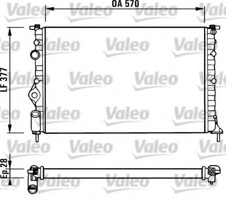 Imagine Radiator, racire motor VALEO 731379