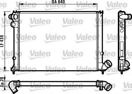 Imagine Radiator, racire motor VALEO 731381