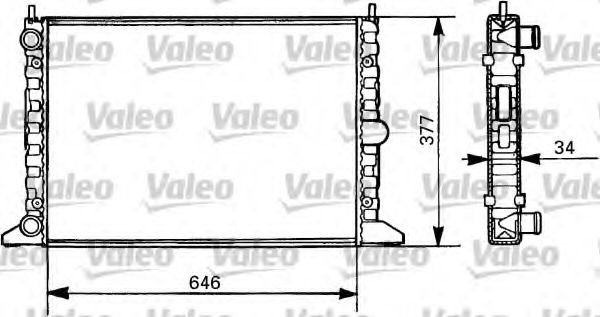 Imagine Radiator, racire motor VALEO 731385