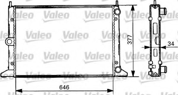 Imagine Radiator, racire motor VALEO 731386