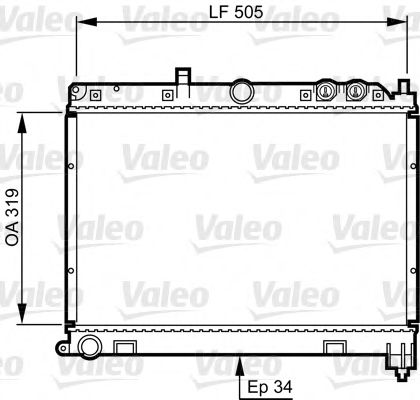 Imagine Radiator, racire motor VALEO 731412