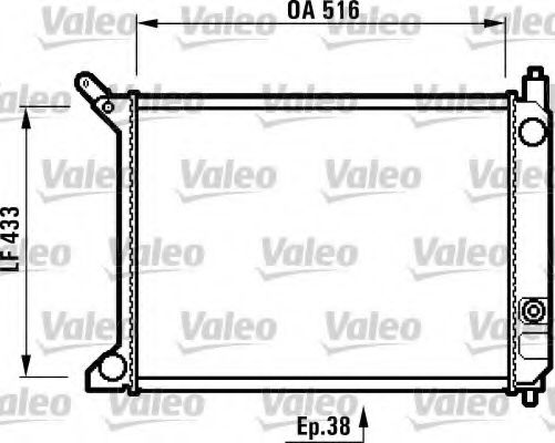 Imagine Radiator, racire motor VALEO 731413