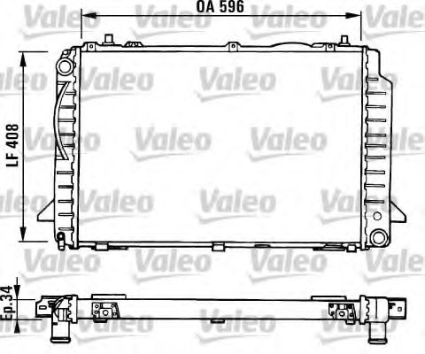 Imagine Radiator, racire motor VALEO 731429