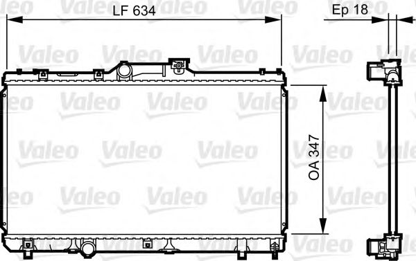 Imagine Radiator, racire motor VALEO 731441