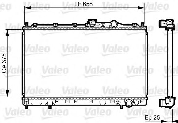 Imagine Radiator, racire motor VALEO 731451