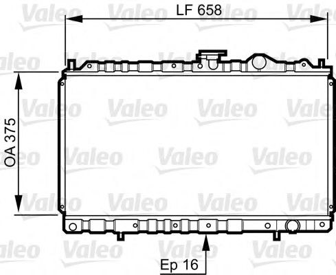 Imagine Radiator, racire motor VALEO 731462