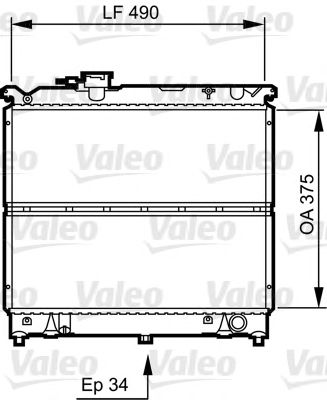 Imagine Radiator, racire motor VALEO 731463