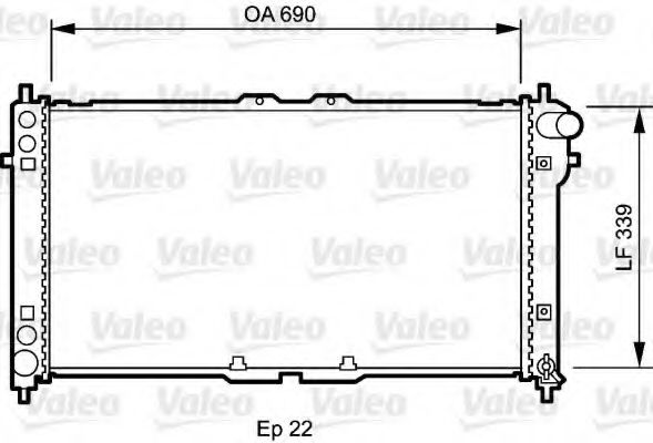 Imagine Radiator, racire motor VALEO 731472