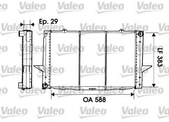 Imagine Radiator, racire motor VALEO 731477