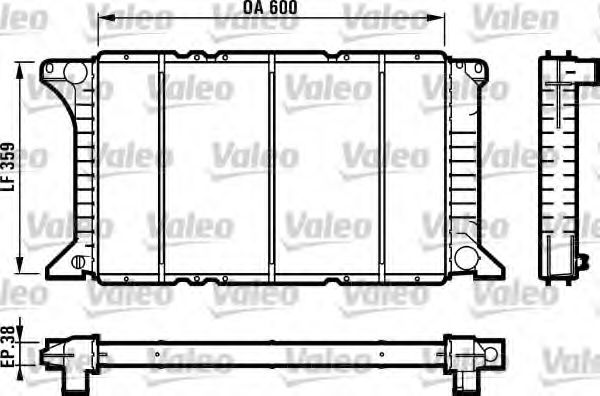 Imagine Radiator, racire motor VALEO 731492