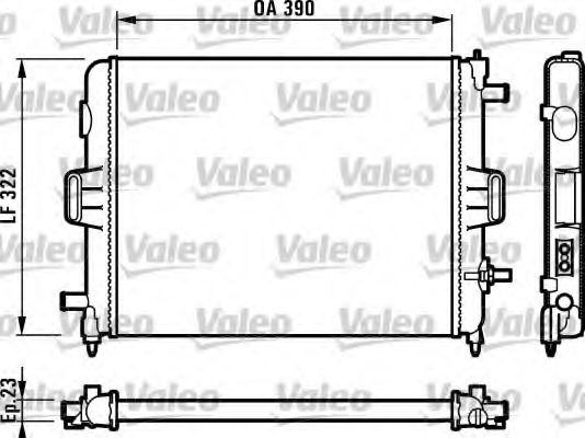 Imagine Radiator, racire motor VALEO 731495