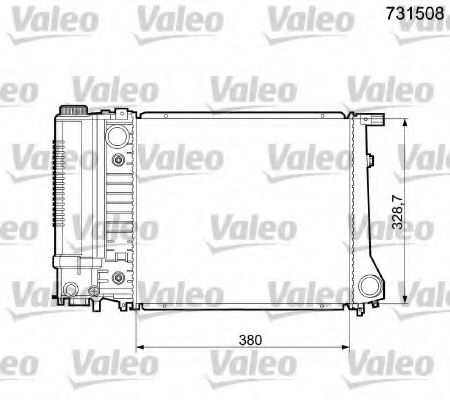 Imagine Radiator, racire motor VALEO 731508