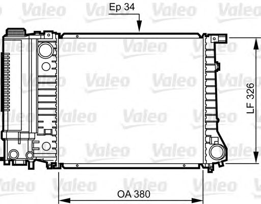 Imagine Radiator, racire motor VALEO 731509