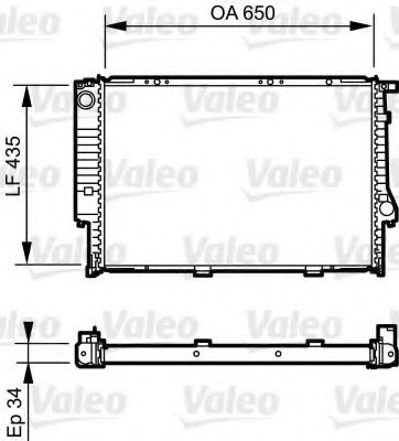 Imagine Radiator, racire motor VALEO 731523