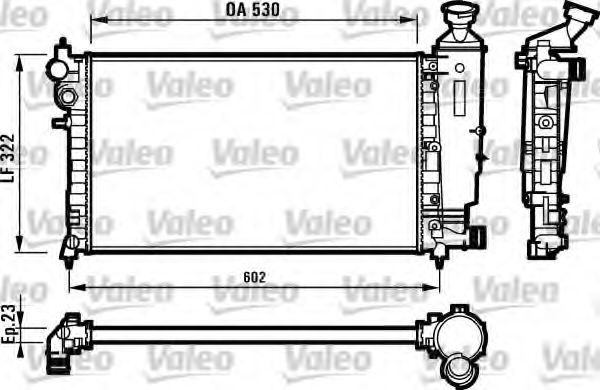 Imagine Radiator, racire motor VALEO 731526