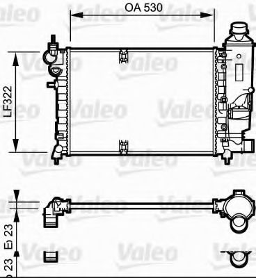 Imagine Radiator, racire motor VALEO 731527