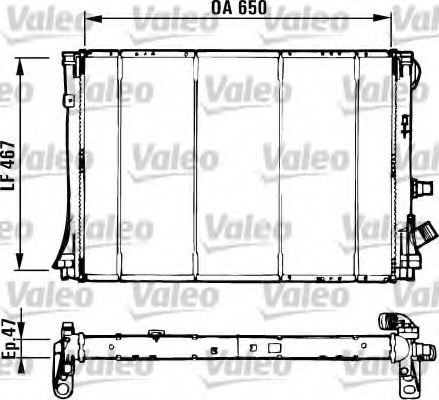 Imagine Radiator, racire motor VALEO 731529