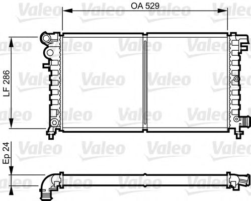 Imagine Radiator, racire motor VALEO 731530